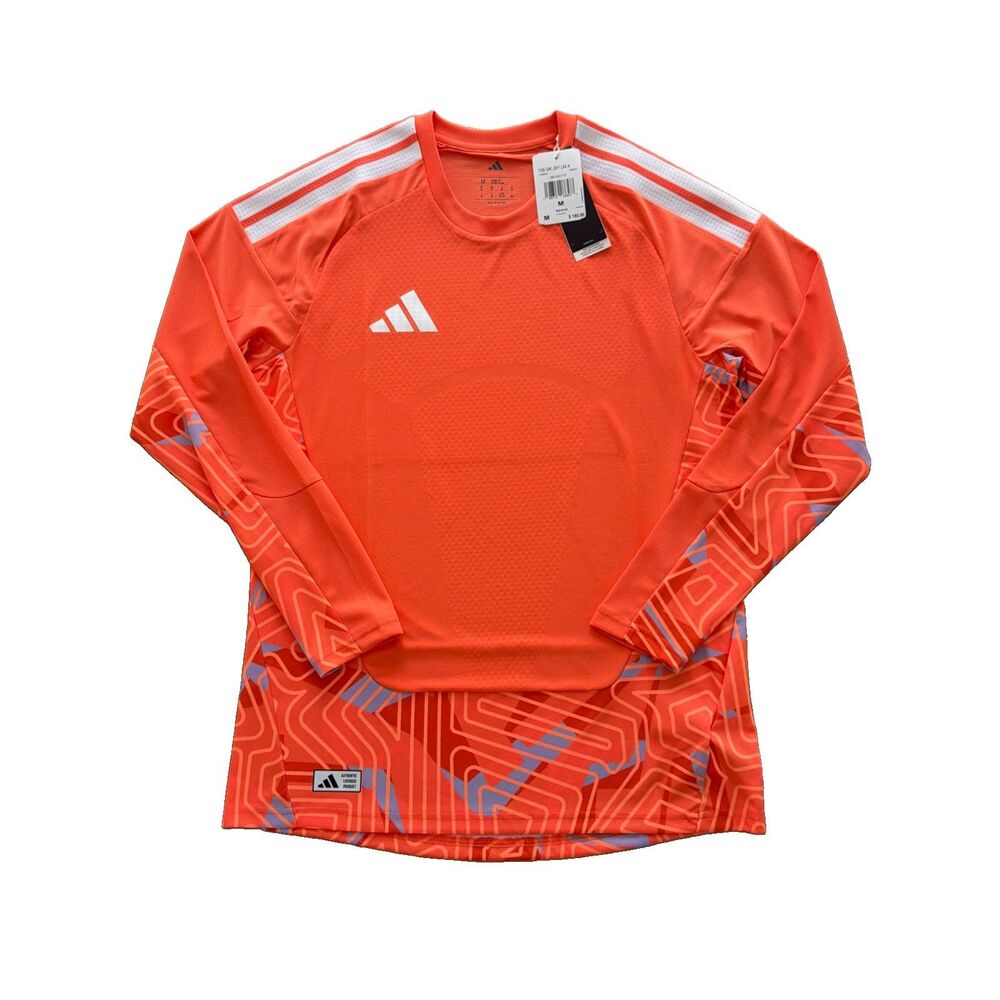 $180 Adidas Tiro 26 Goalkeeper Long Sleeve Jersey Orange Men’s Sz Med KB6693 NWT